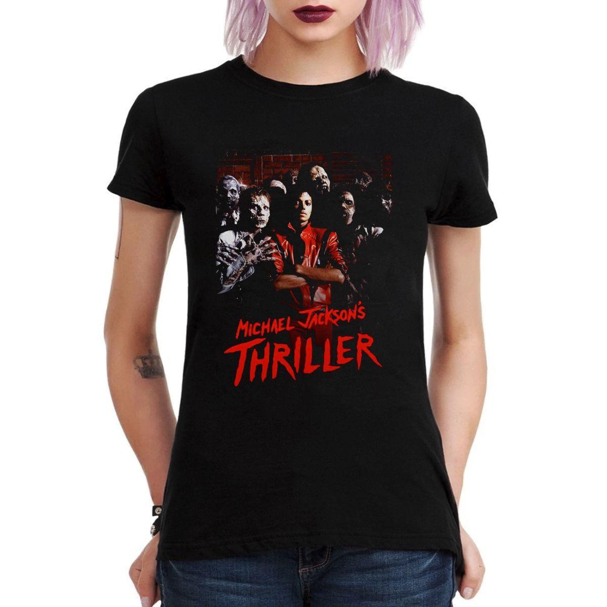 MICHAEL JACKSON THRILLER ZOMBIES POLERA MUJER-2