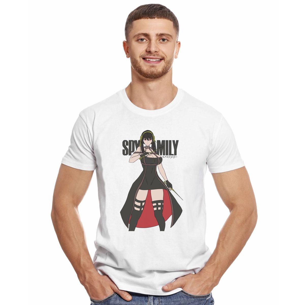 SPY X FAMILY YOR FORGER DEFENSIVA POLERA MANGA CORTA HOMBRE-2