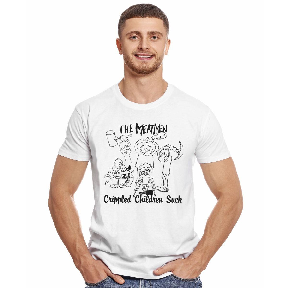 THE MEATMEN CRIPPLED CHILDREN SUCK POLERA MANGA CORTA HOMBRE-2