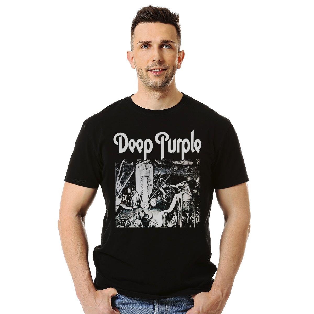 DEEP PURPLE ALBUM POLERA MANGA CORTA HOMBRE-2