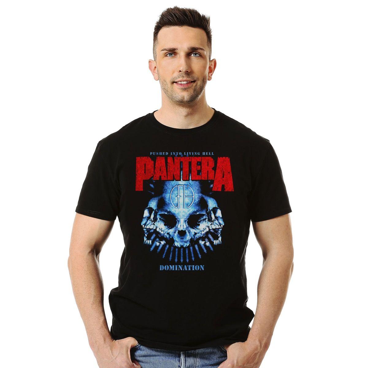 PANTERA DOMINATION POLERA MANGA CORTA HOMBRE-2