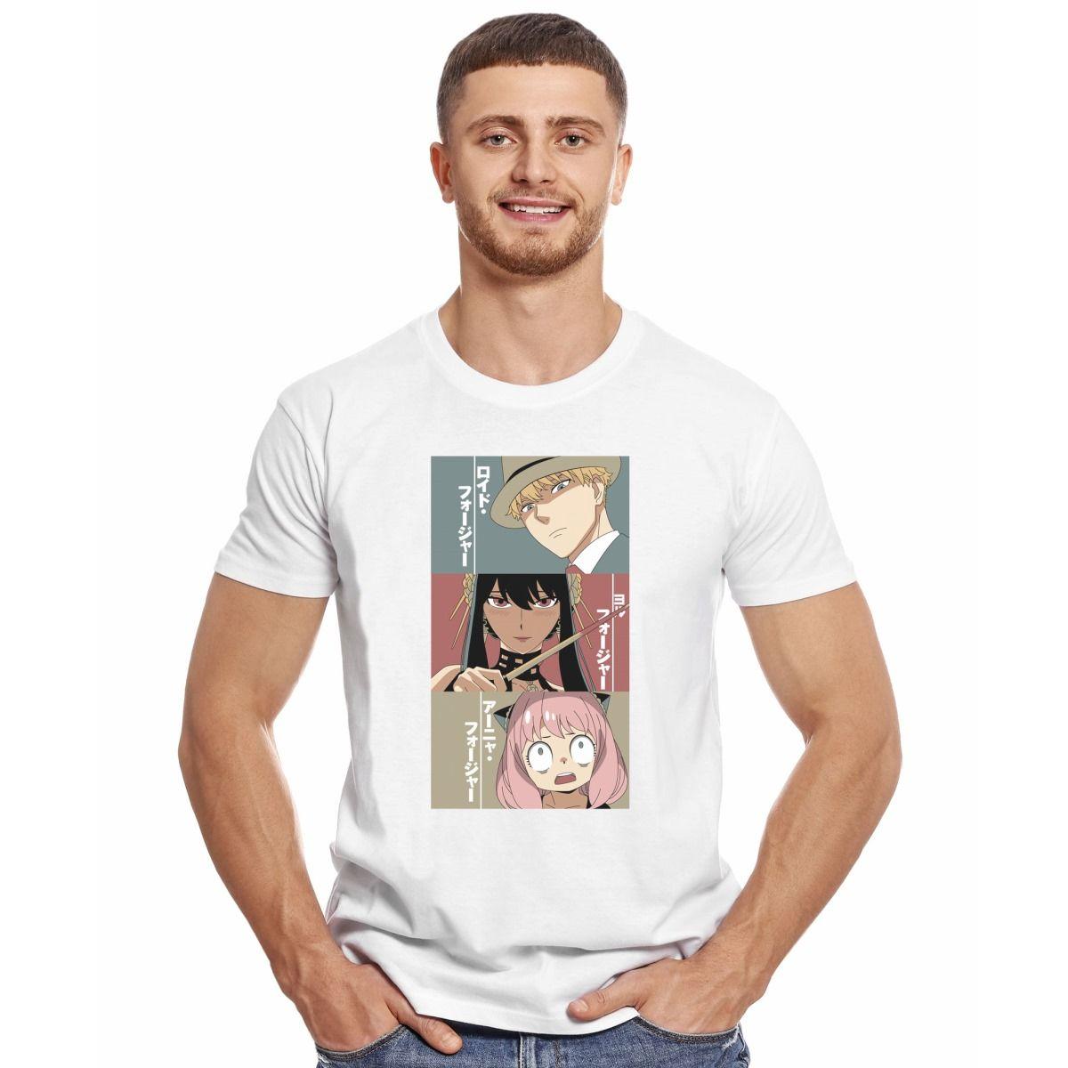 SPY X FAMILY YOR LLOID ANYA POLERA MANGA CORTA HOMBRE-2