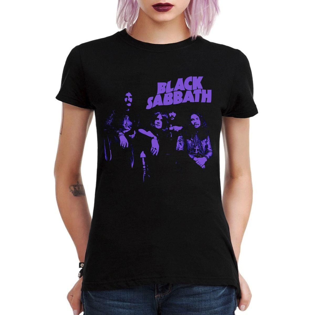 BLACK SABBATH FOTO PURPURA POLERA MUJER-2