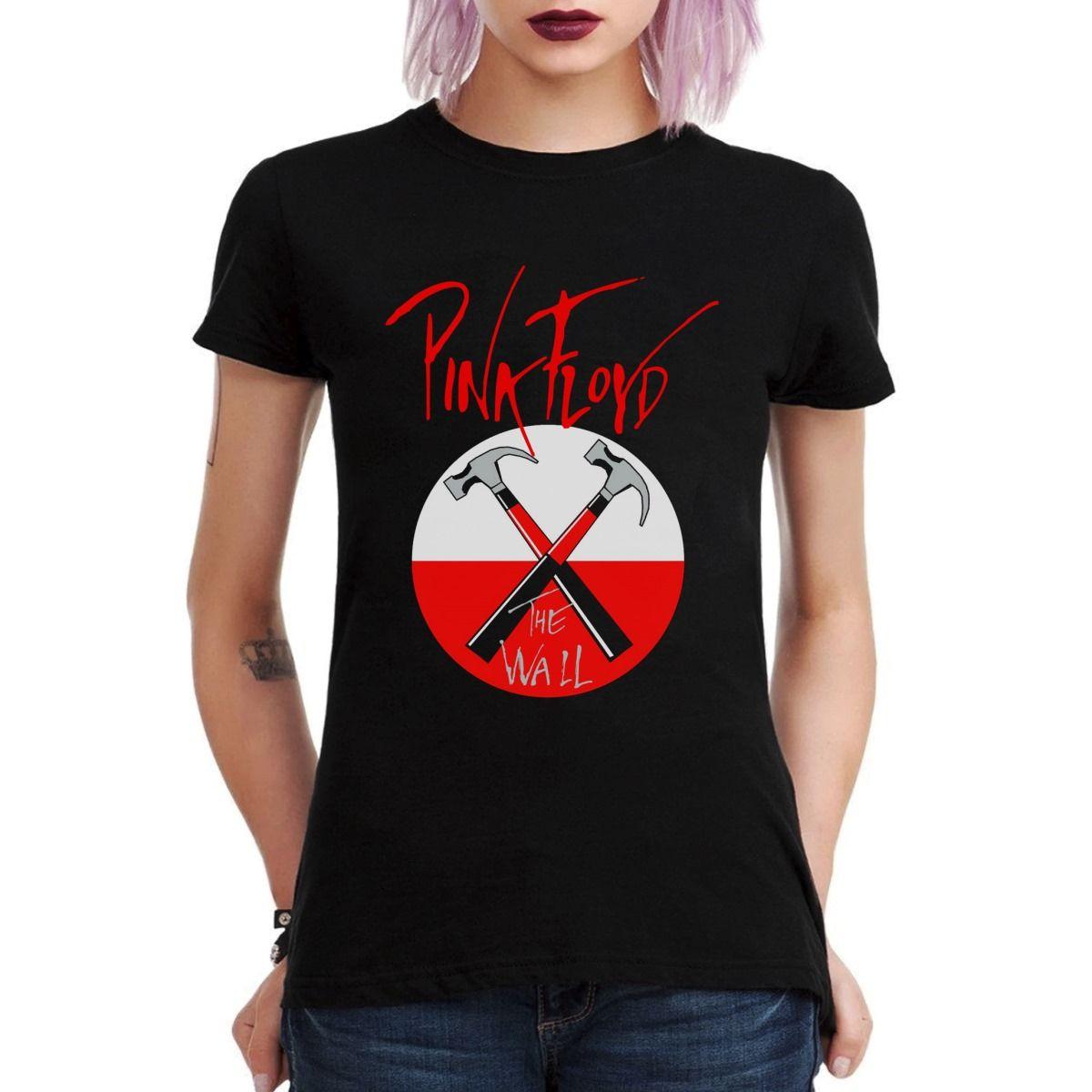 PINK FLOYD THE WALL MARTILLO POLERA MUJER-2