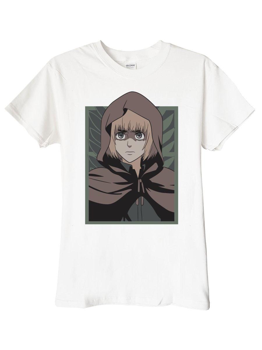 ATTACK ON TITAN ARMIN ARLERT CAPUCHA POLERA MANGA CORTA HOMBRE-1