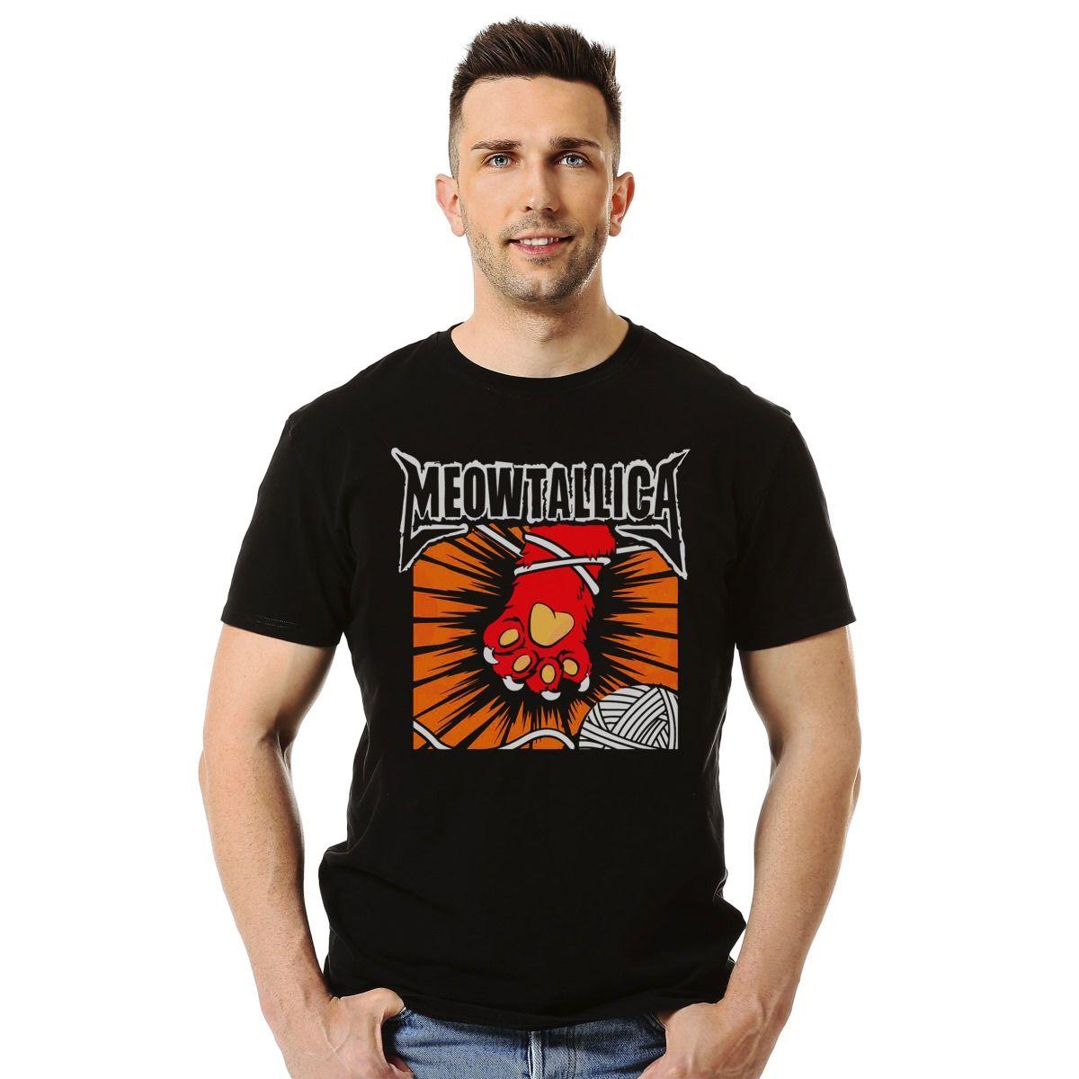 METALICA MEOWTALLICA ST ANGER POLERA MANGA CORTA HOMBRE-2