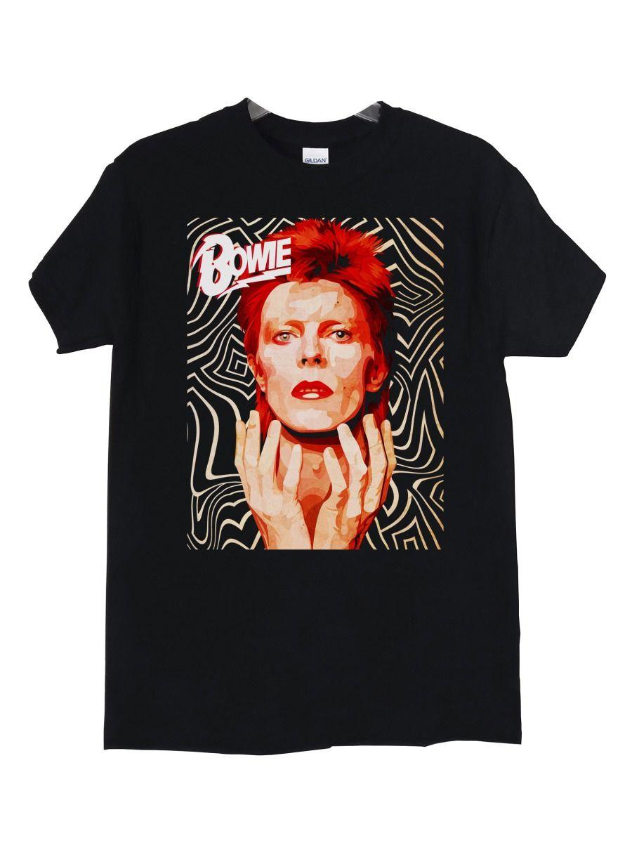 Polera David Bowie Face Vintage Art Logo Pop-1