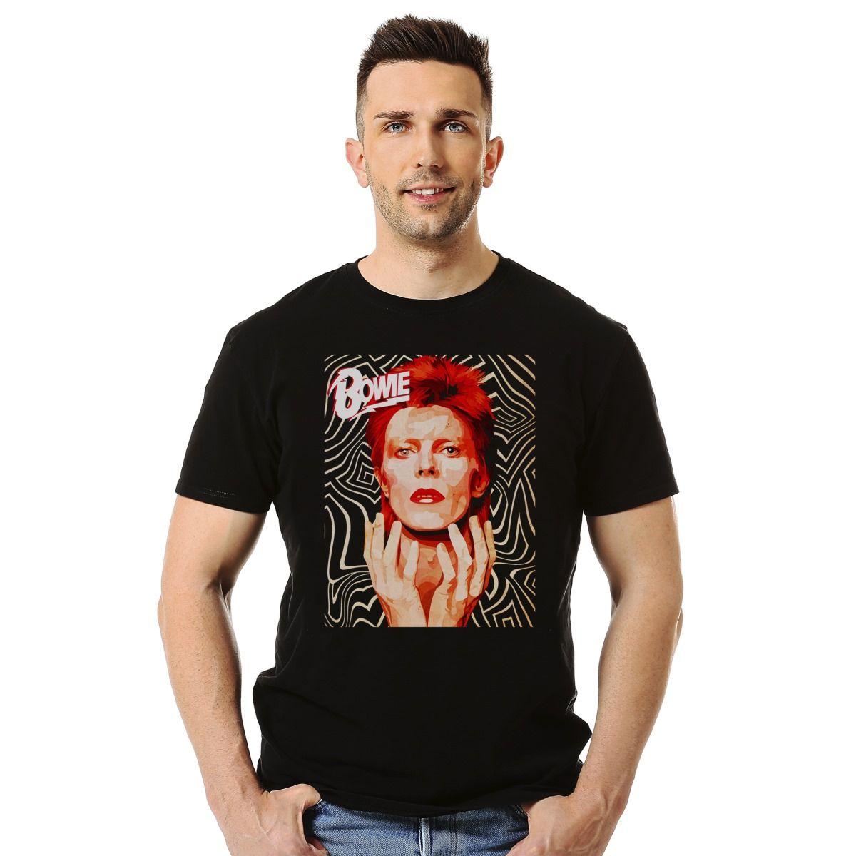Polera David Bowie Face Vintage Art Logo Pop-2