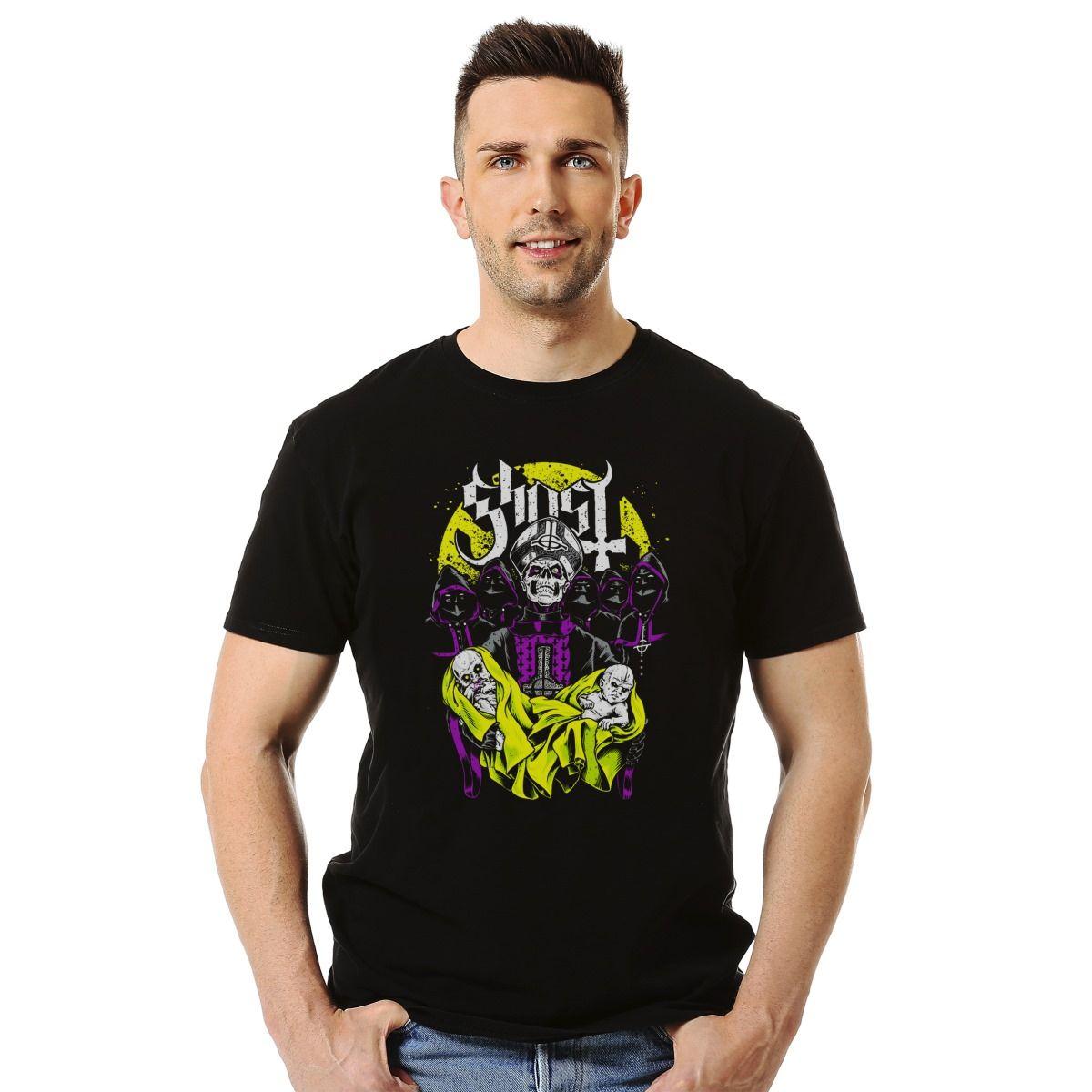 Polera Ghost Priest Metal-2