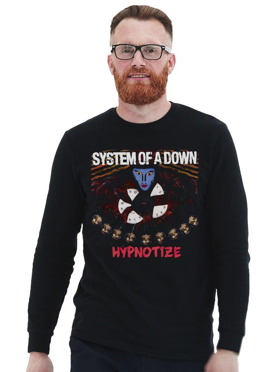 SYSTEM OF A DOWN HYPNOTIZE ALBUM COVER POLERA MANGA LARGA-0