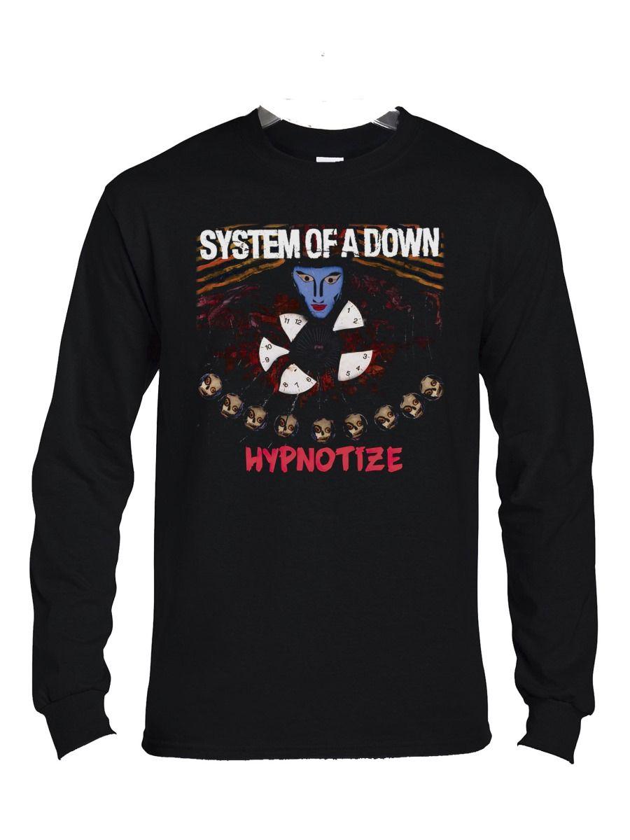 SYSTEM OF A DOWN HYPNOTIZE ALBUM COVER POLERA MANGA LARGA-1