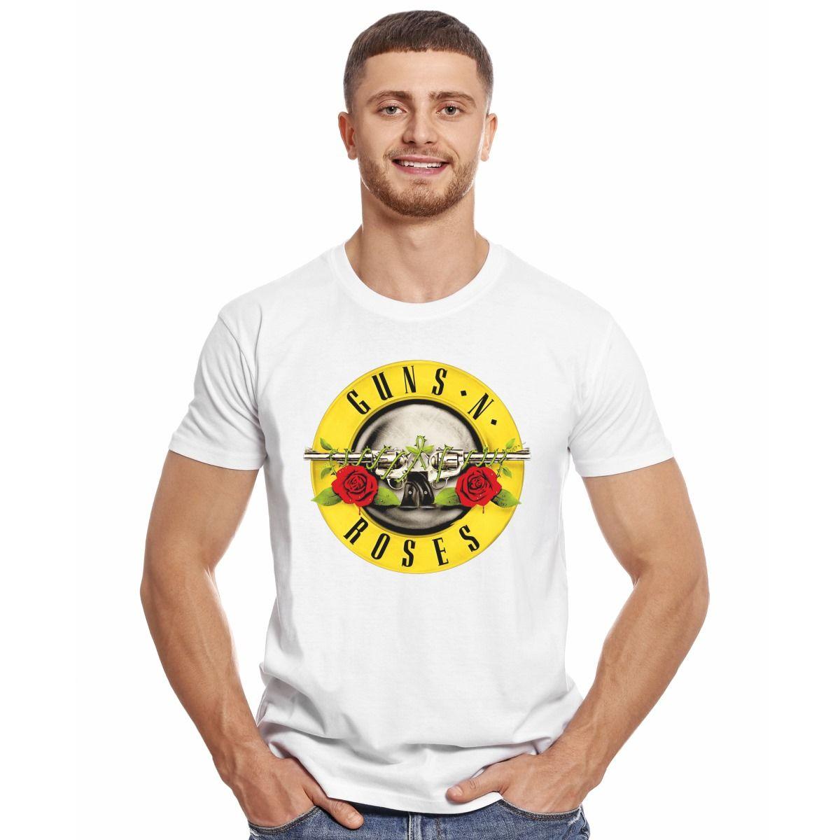 GUNS N ROSES LOGO CLASICO POLERA MANGA CORTA HOMBRE-2