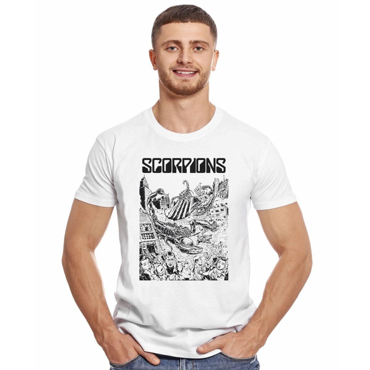 SCORPIONS COMIC POLERA MANGA CORTA HOMBRE-2