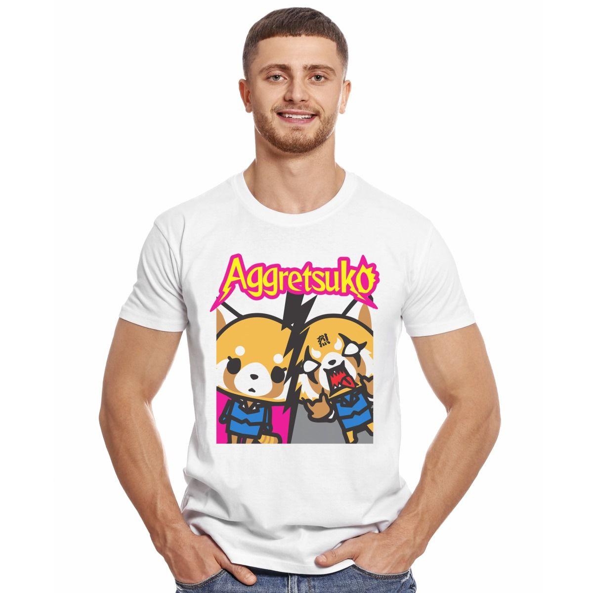 AGGRETSUKO DUALIDAD COLOR POLERA MANGA CORTA HOMBRE-2