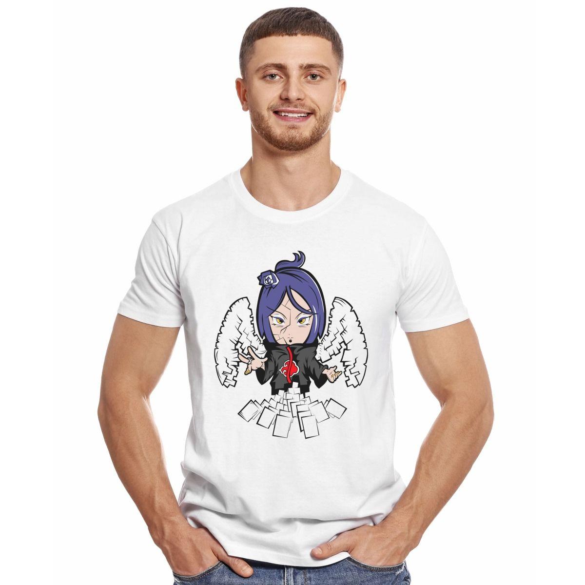 NARUTO AKATSUKI KONAN CHIBI POLERA MANGA CORTA HOMBRE-2