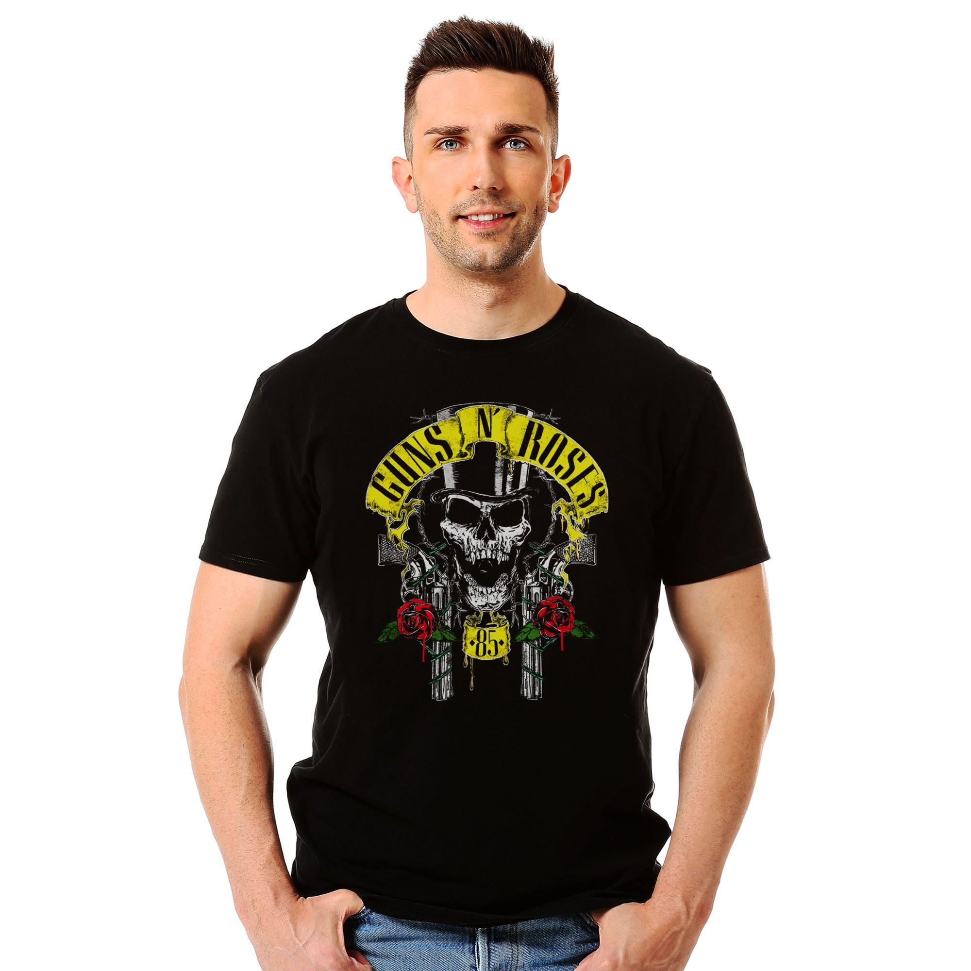 Polera Guns N Roses Skull 85-1
