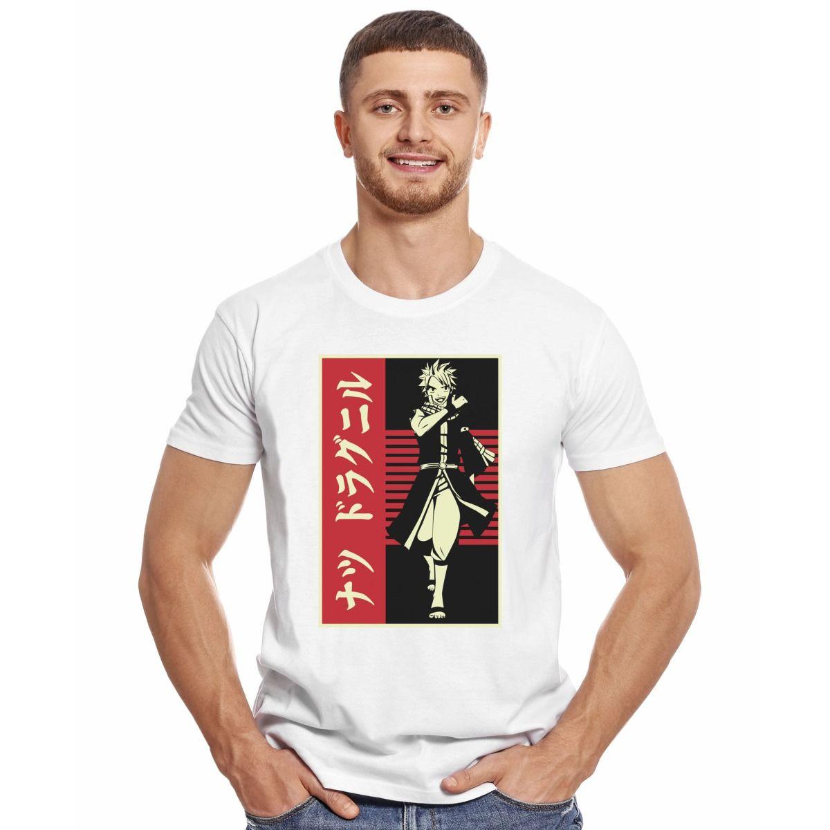 FAIRY TAIL NATSU DRAGNEEL POLERA MANGA CORTA HOMBRE-2