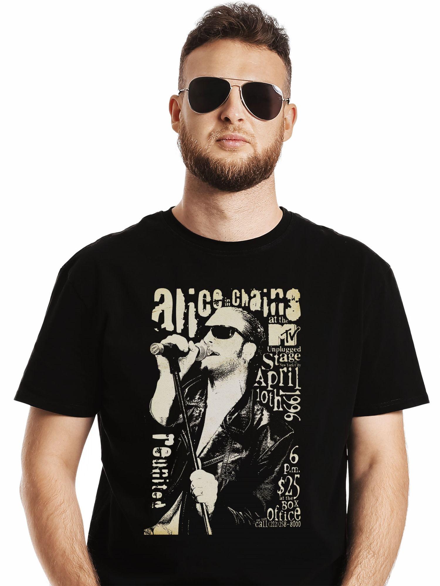 Polera Alice In Chains Unplugged Poster-0