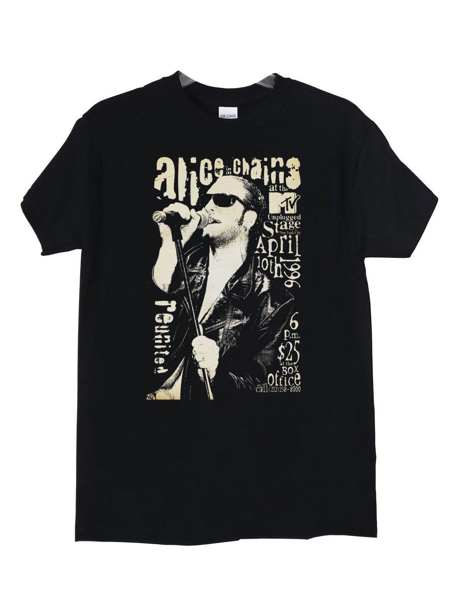 Polera Alice In Chains Unplugged Poster-2