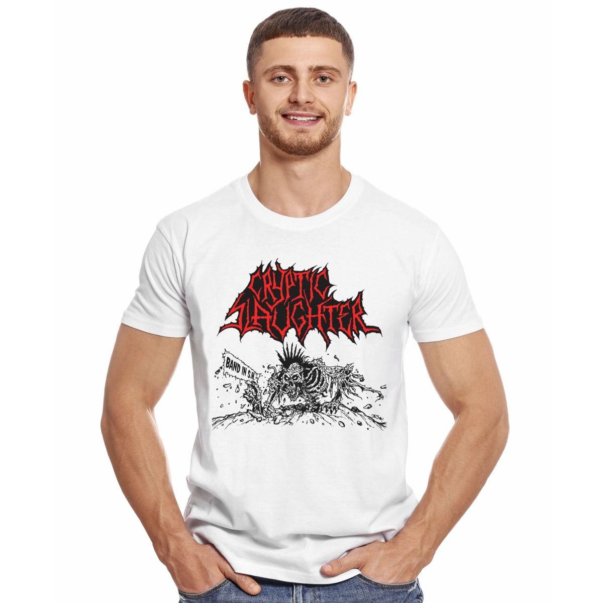 CRYPTIC SLAUGHTER BAND IN SM POLERA MANGA CORTA HOMBRE-2