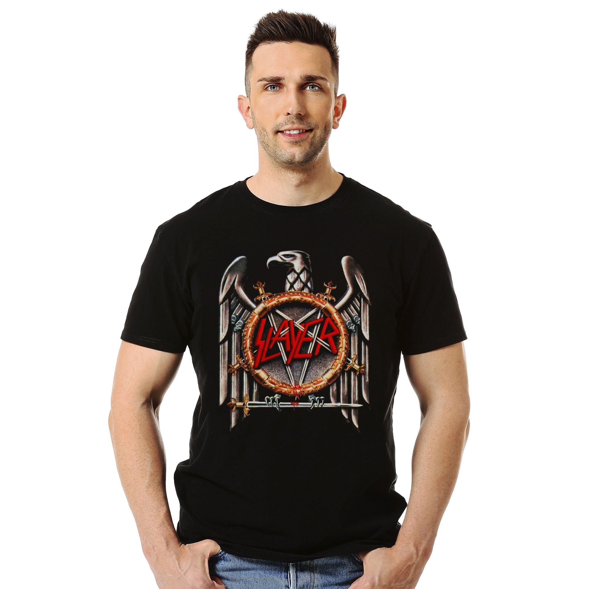 Polera Slayer Aguila Gris-1