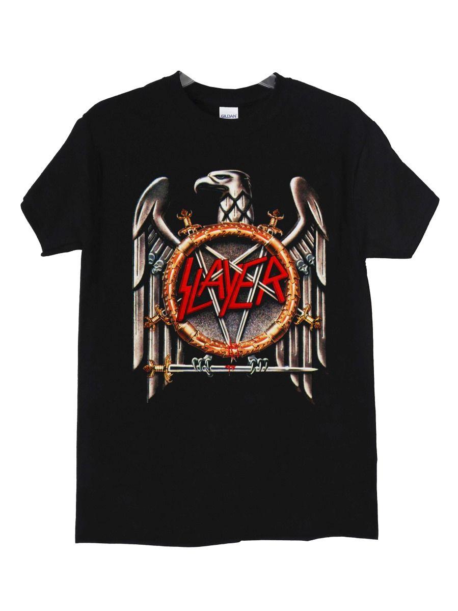 Polera Slayer Aguila Gris-2