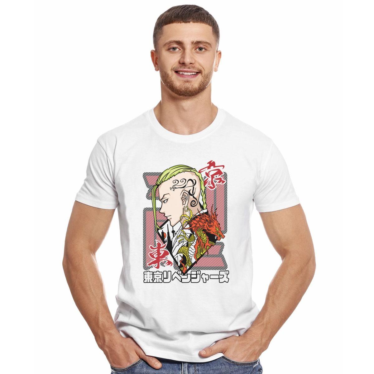TOKYO REVENGERS DRAKEN POLERA MANGA CORTA HOMBRE-2