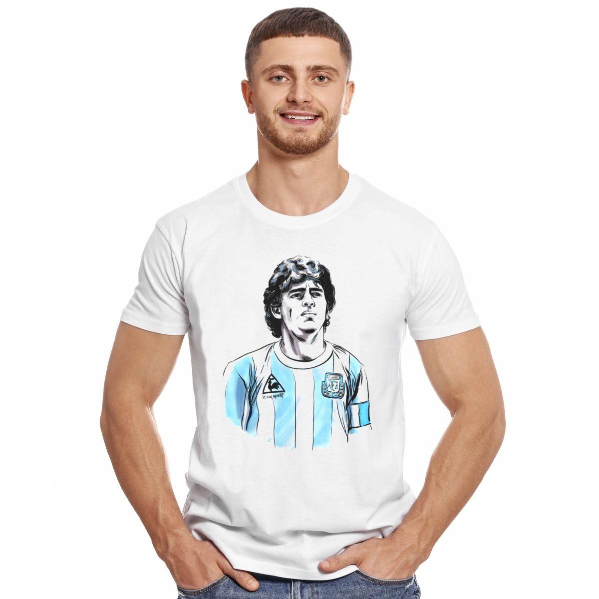 MARADONA EL DIEZ POLERA MANGA CORTA HOMBRE-2
