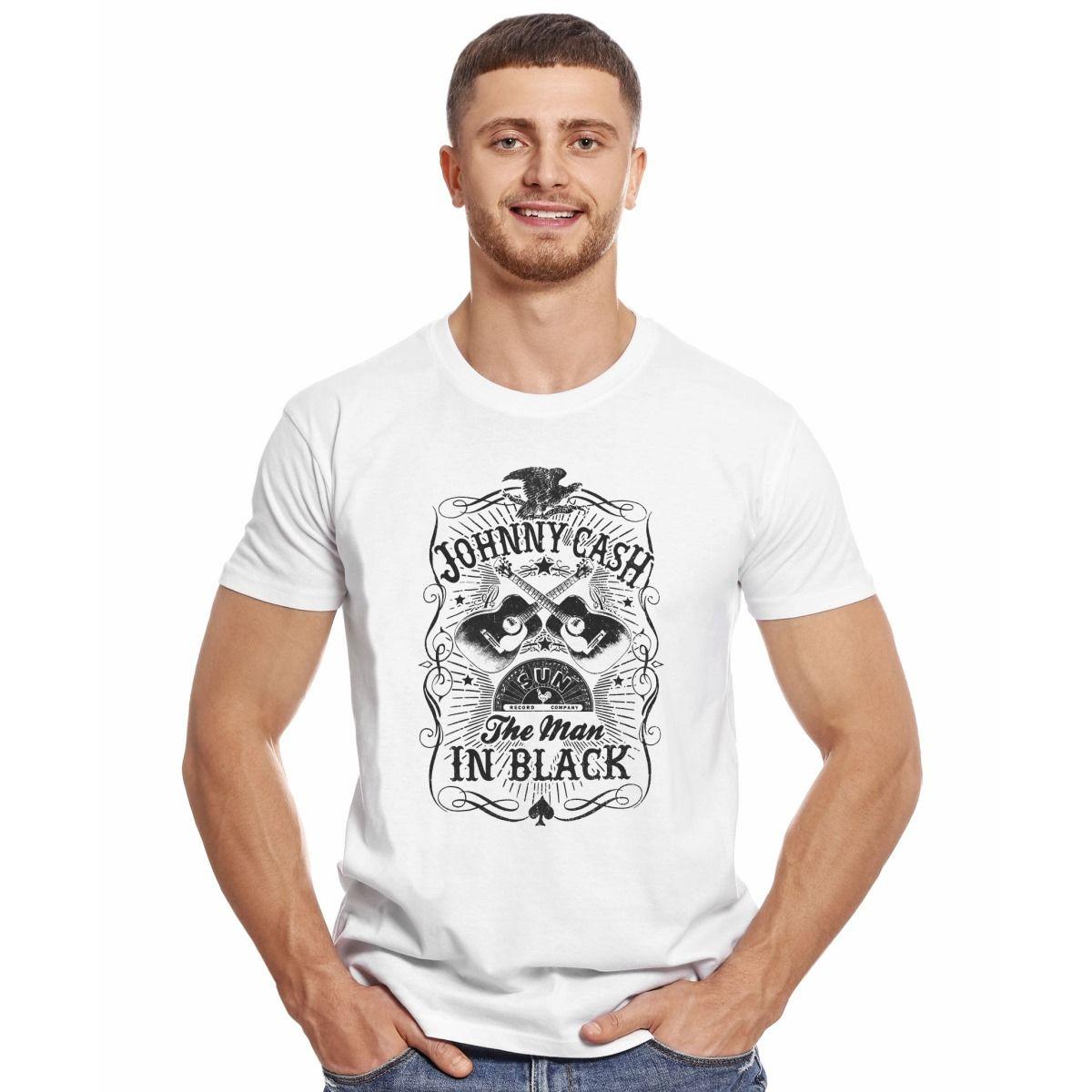 JOHNNY CASH THE MAN IN BLACK POLERA MANGA CORTA HOMBRE-2