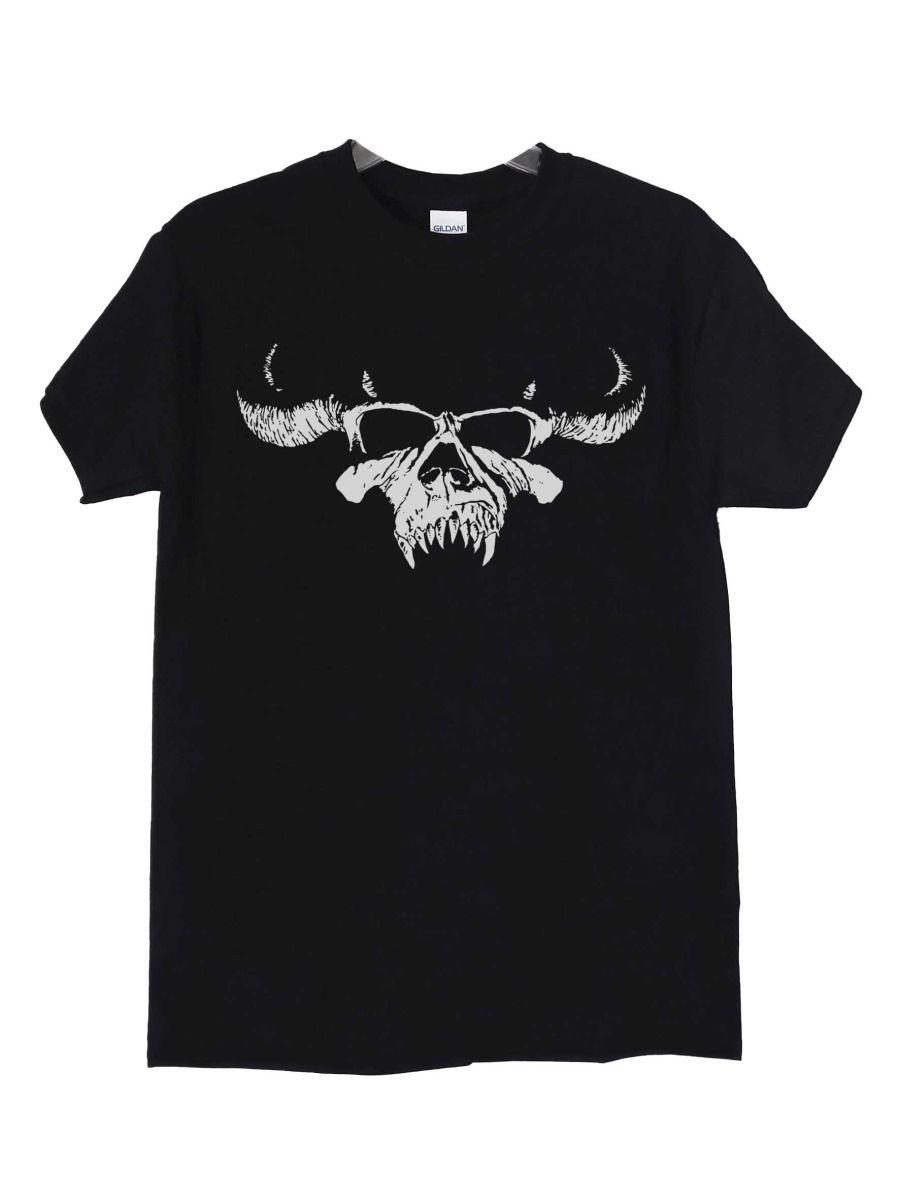 Polera Danzig Calavera Blanca-2