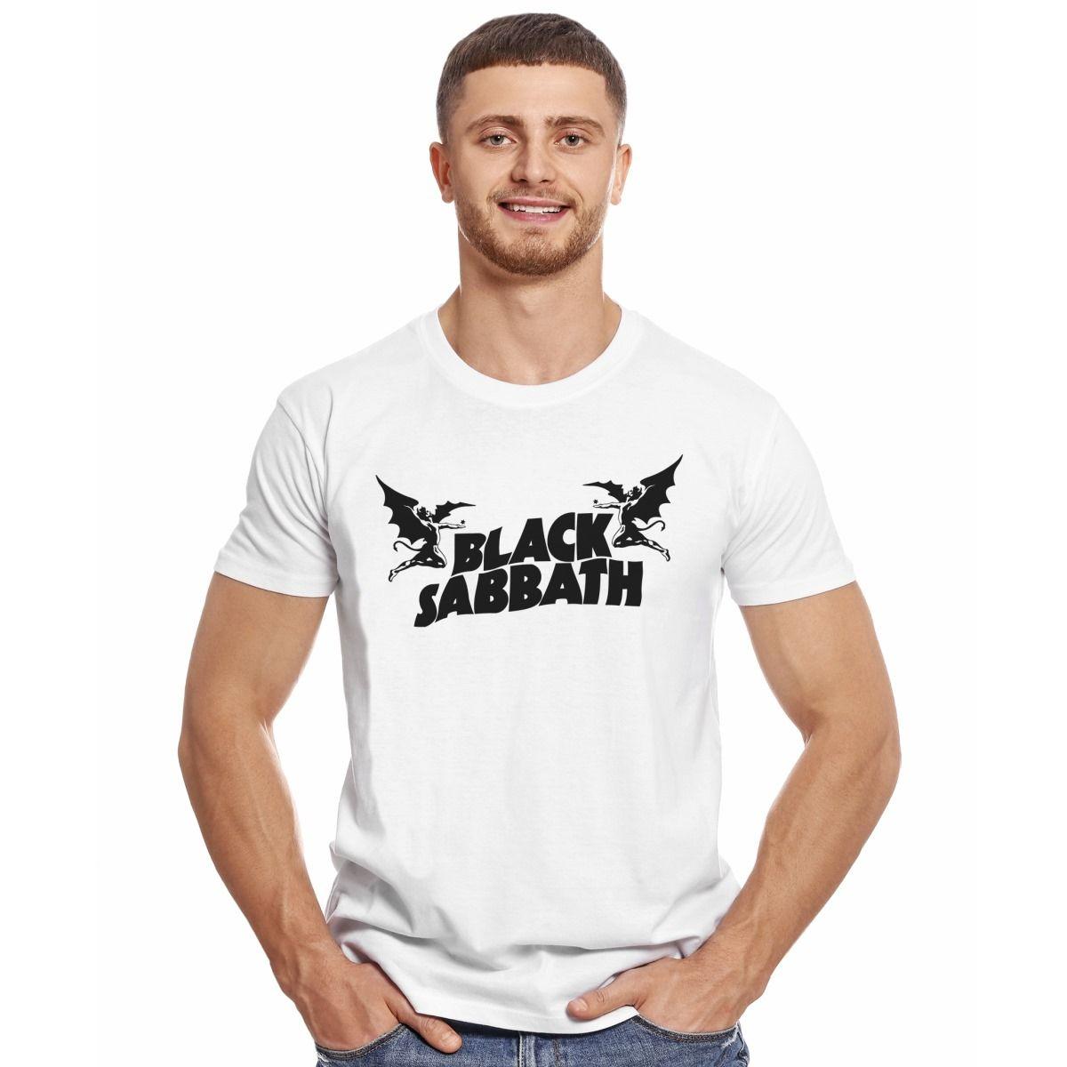 BLACK SABBATH LOGO POLERA MANGA CORTA HOMBRE-2