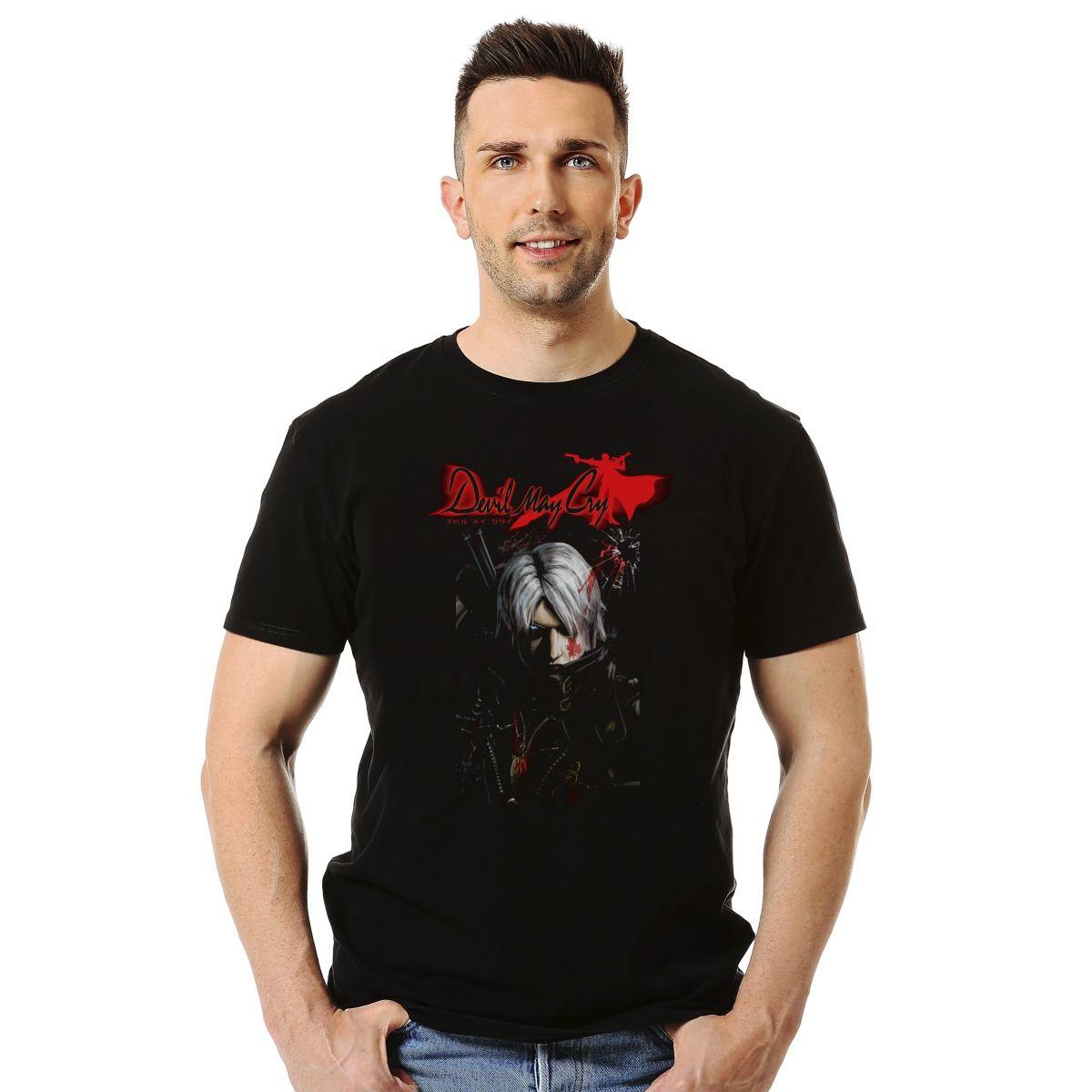 DEVIL MAY CRY FACE POLERA MANGA CORTA HOMBRE-2