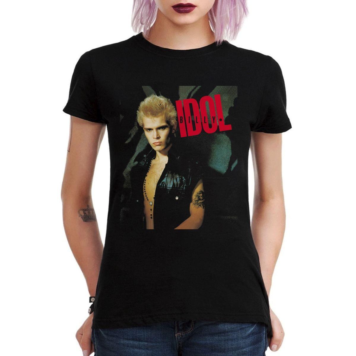 BILLY IDOL ALBUM POLERA MUJER-2