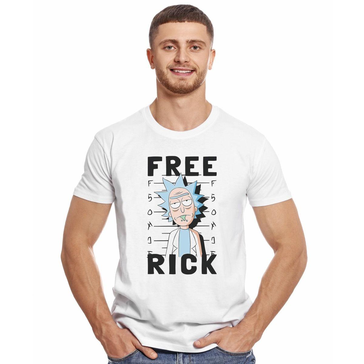 RICK AND MORTY FREE RICK POLERA MANGA CORTA HOMBRE-2