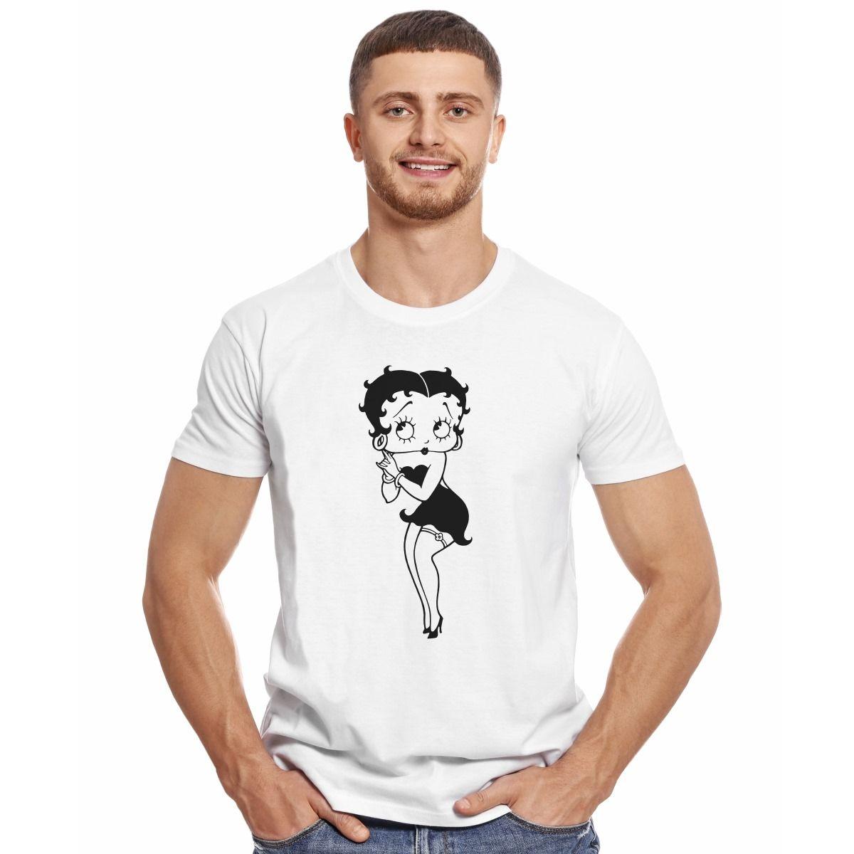 BETTY BOOP POLERA MANGA CORTA HOMBRE-2