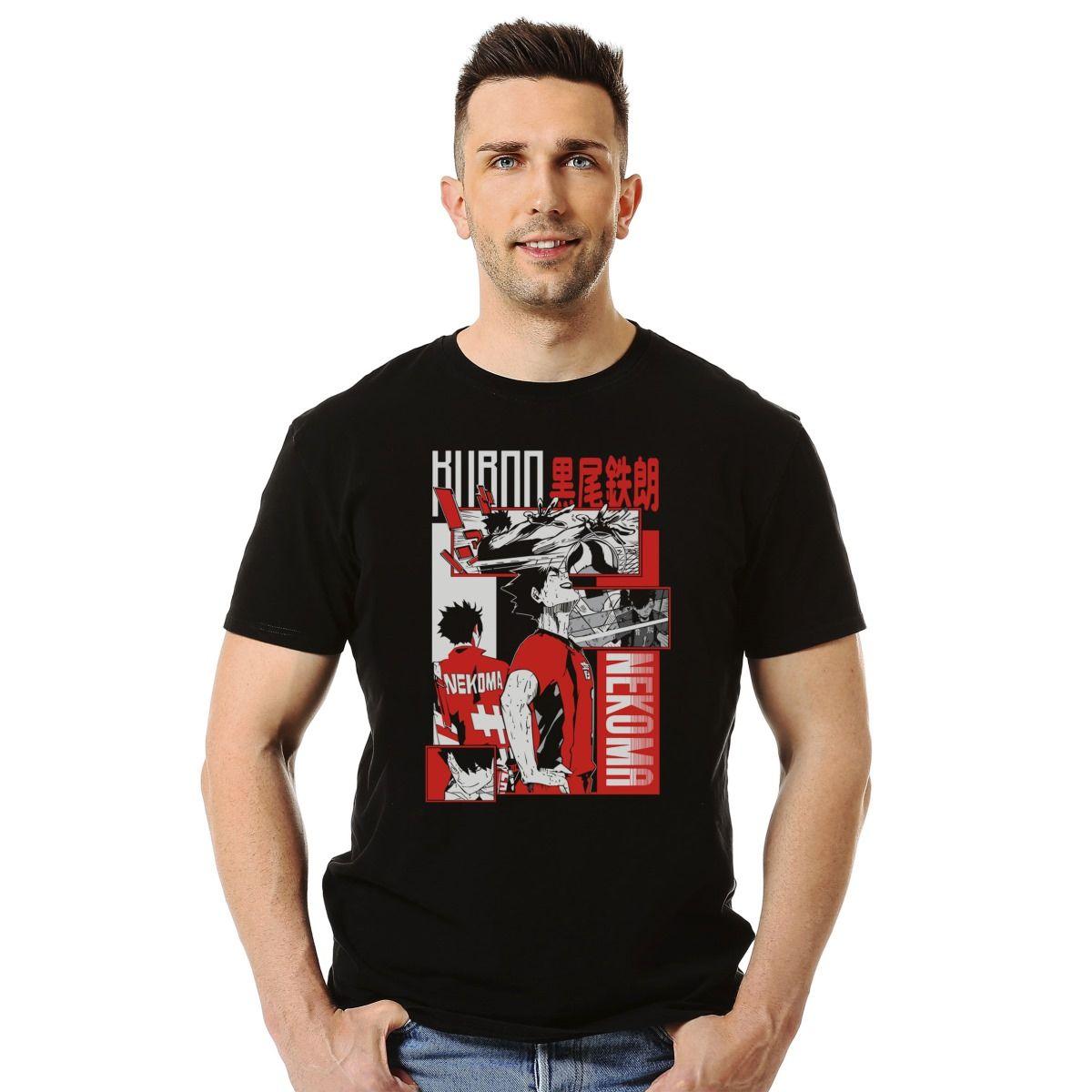 HAIKYUU NEKOMA POLERA MANGA CORTA HOMBRE-2