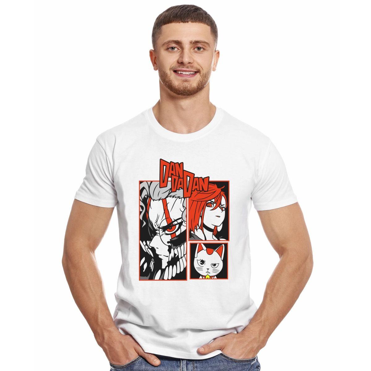 DANDADAN POSTER OKARUN MOMO JIJI POLERA MANGA CORTA HOMBRE-2