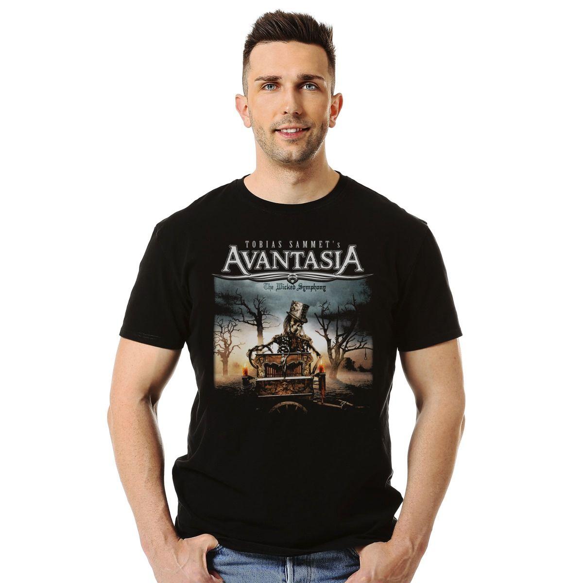 AVANTASIA THE WICKED SYMPHONY POLERA MANGA CORTA HOMBRE-2