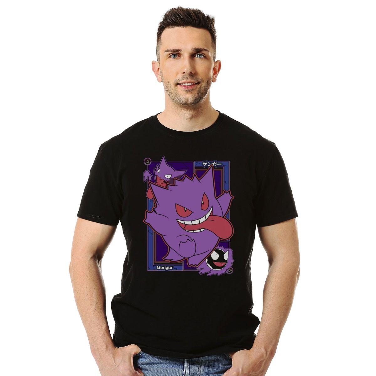 POKEMON URBAN GENGAR POLERA MANGA CORTA HOMBRE-2