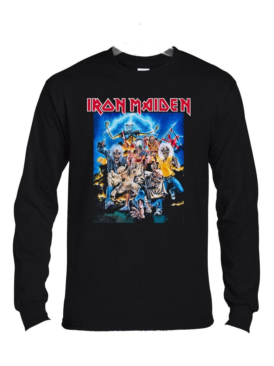 IRON MAIDEN EDDIES ATTACK POLERA MANGA LARGA-1