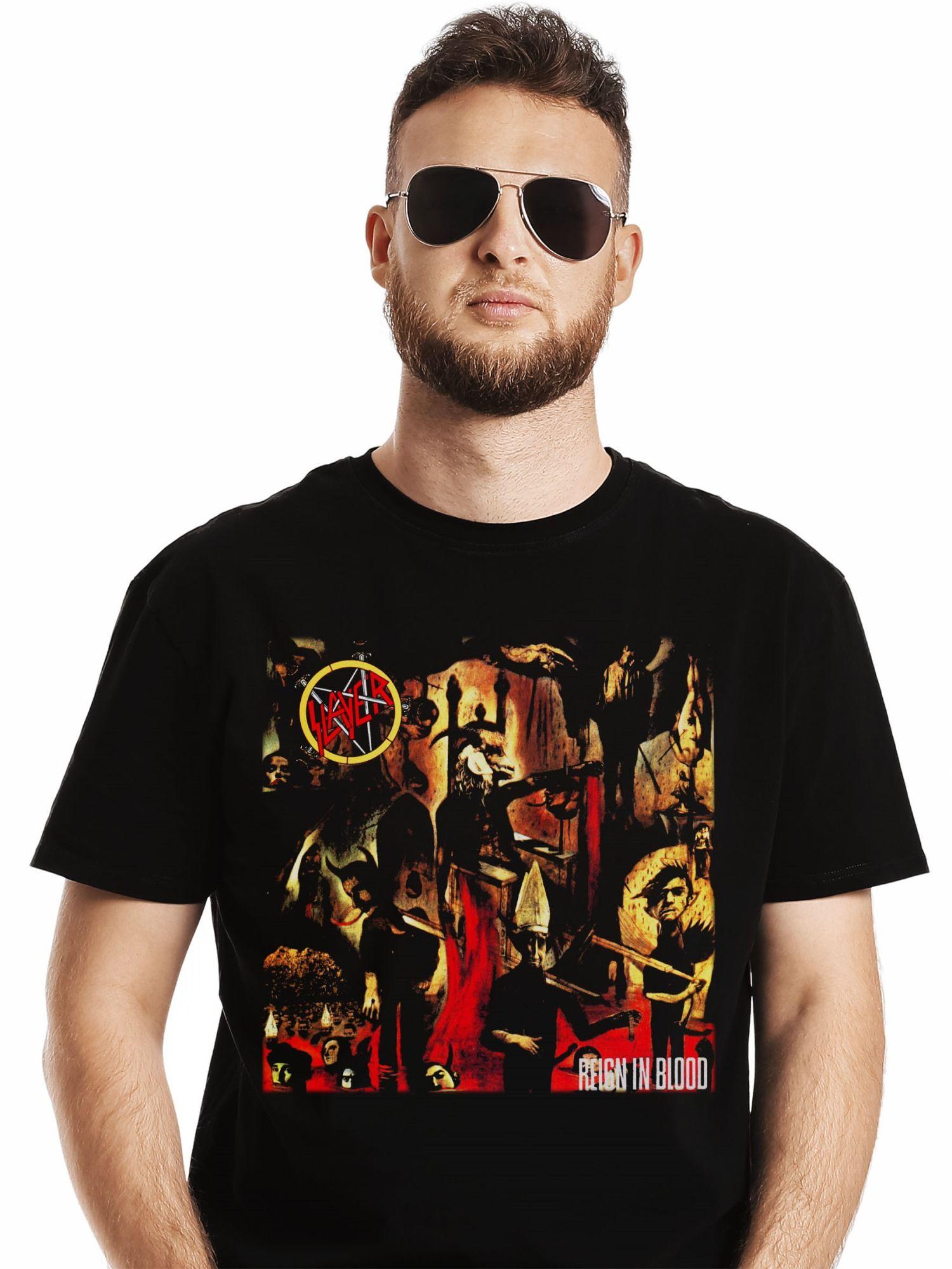 Polera Slayer Reign In Blood-0
