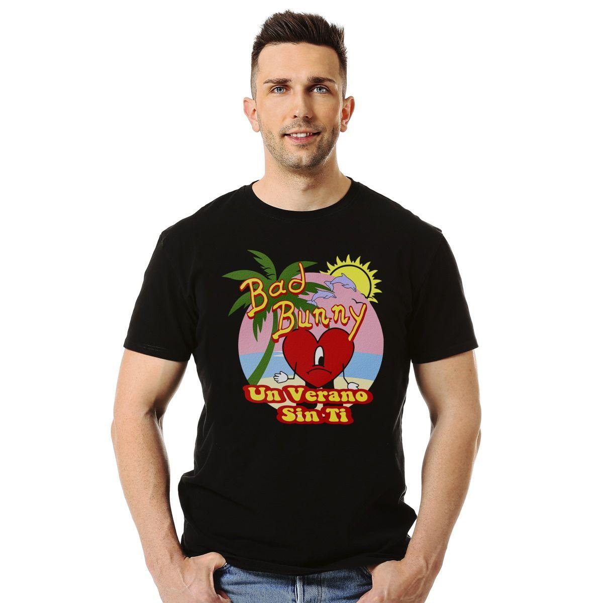 BAD BUNNY UN VERANO SIN TI POLERA MANGA CORTA HOMBRE-2