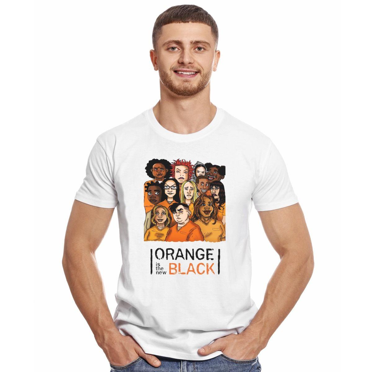 ORANGE IS THE NEW BLACK CARTOON POLERA MANGA CORTA HOMBRE-2