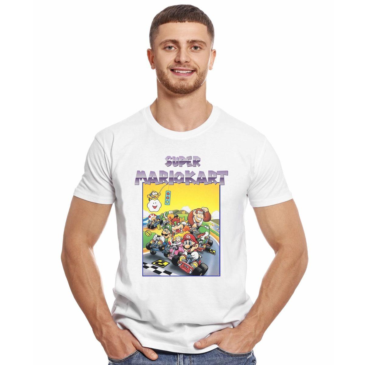 SUPER MARIO KART 2 POLERA MANGA CORTA HOMBRE-2