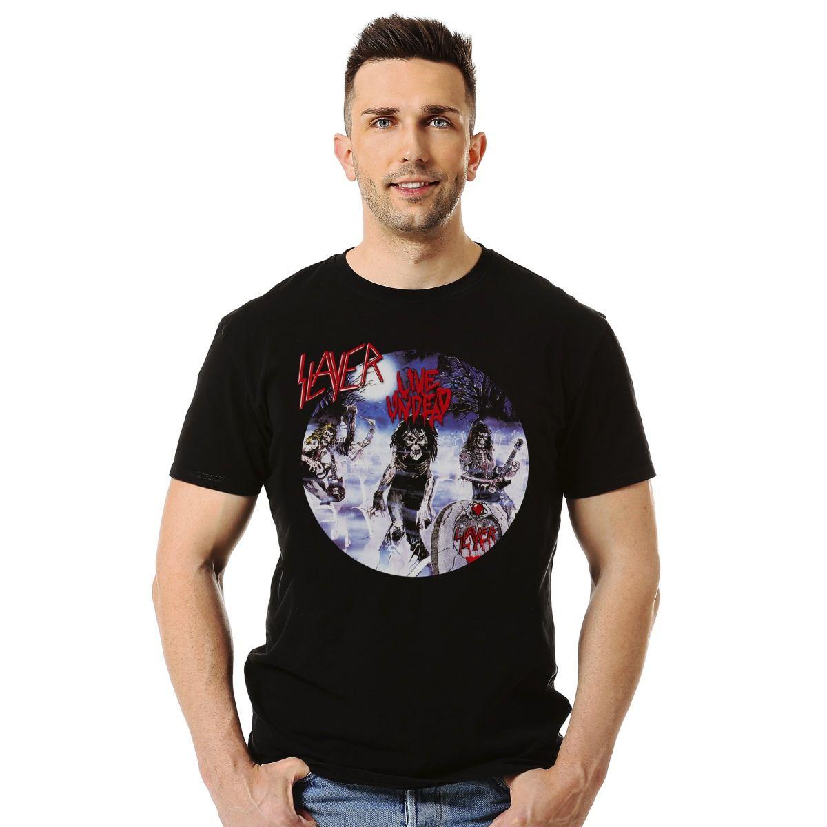 SLAYER LIVE UNDEAD POLERA MANGA CORTA HOMBRE-2