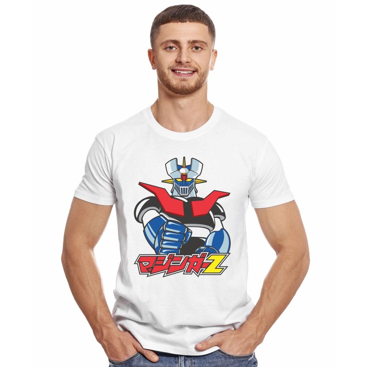 MAZINGER Z LOGO ROBOT POLERA MANGA CORTA HOMBRE-2