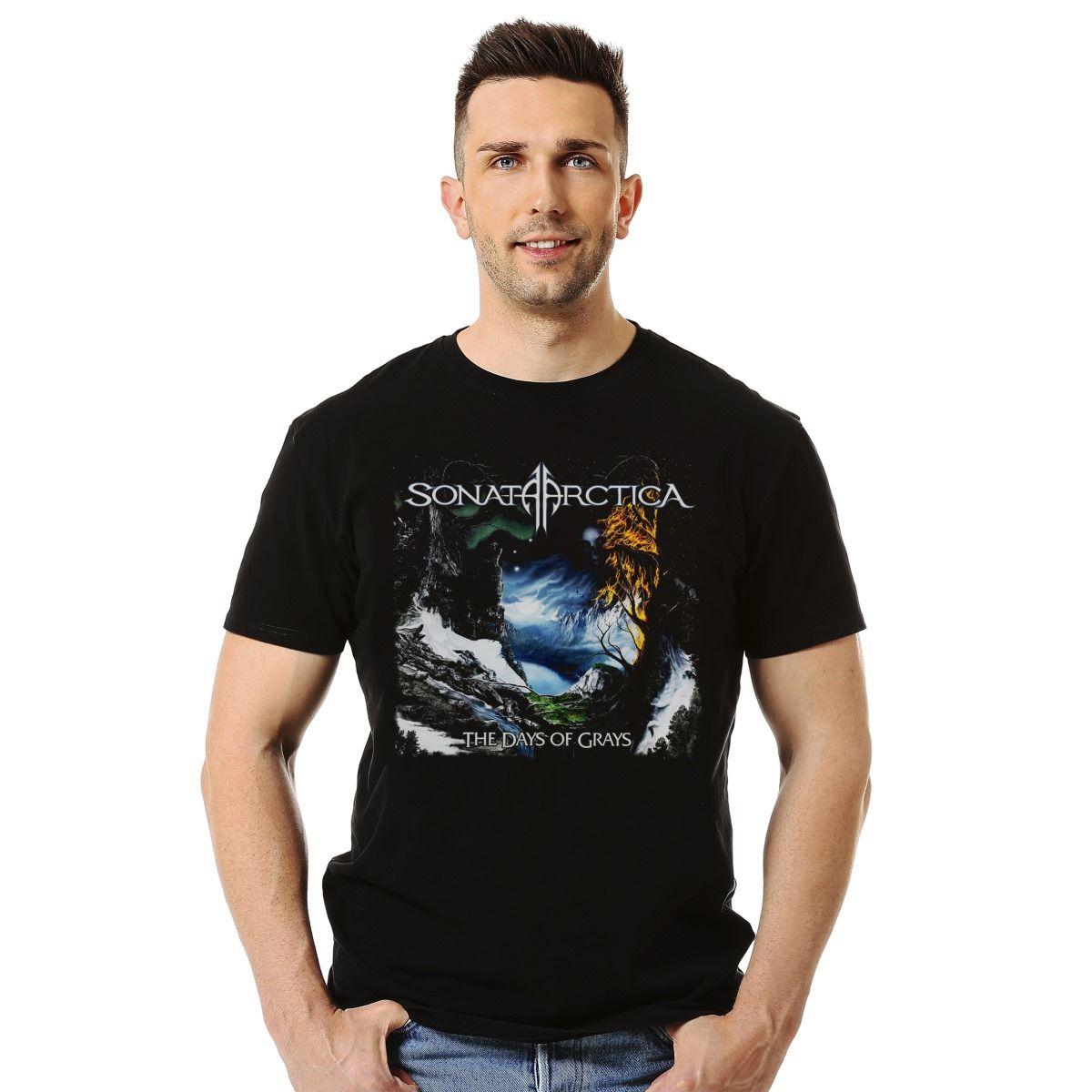 Polera Sonata Arctica The Days Of Grays Metal-2