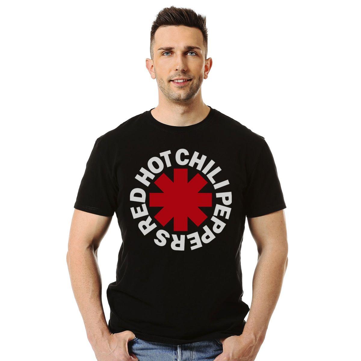 Polera Red Hot Chili Peppers Logo Rock-2