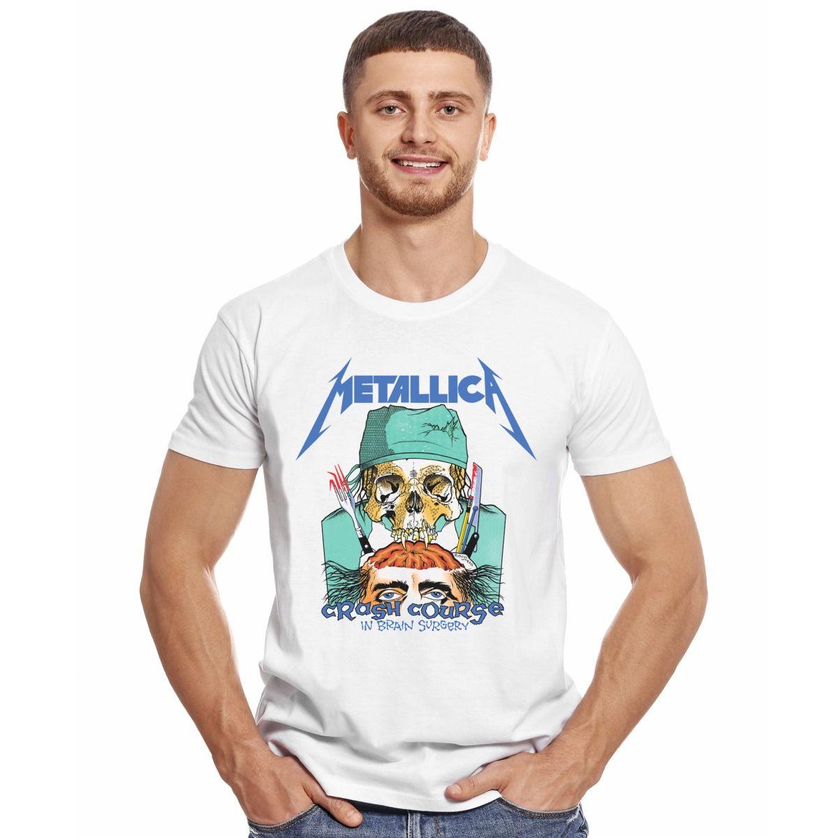 METALLICA CRASH COURSE IN BRAIN SURGERY POLERA MANGA CORTA HOMBRE-2