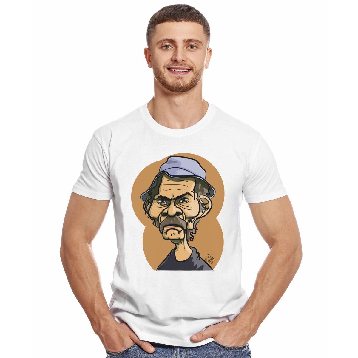 EL CHAVO DON RAMON CARICATURA ENOJADO FANART POLERA MANGA CORTA HOMBRE-2